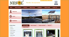 Desktop Screenshot of nesolindia.com